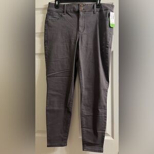 Maurice’s High Rise Charcoal Grey Jegging Womens L Short
